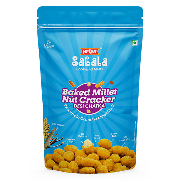 Baked Millet Nut Crackers